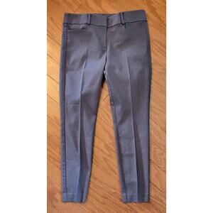 LOFT Womens Gray Skinny Leg Stretchy Pants Size 6